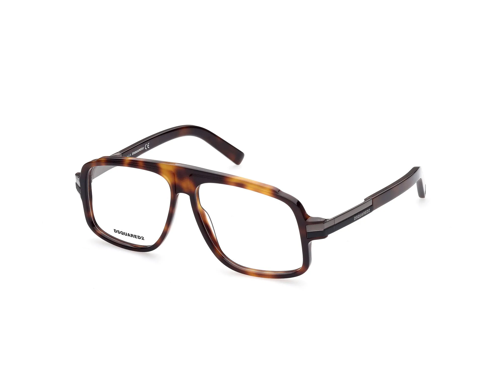 Dsquared2 DQ5344 052 Montature da vista outlet Acetato Havana Squadrata - immagine 1
