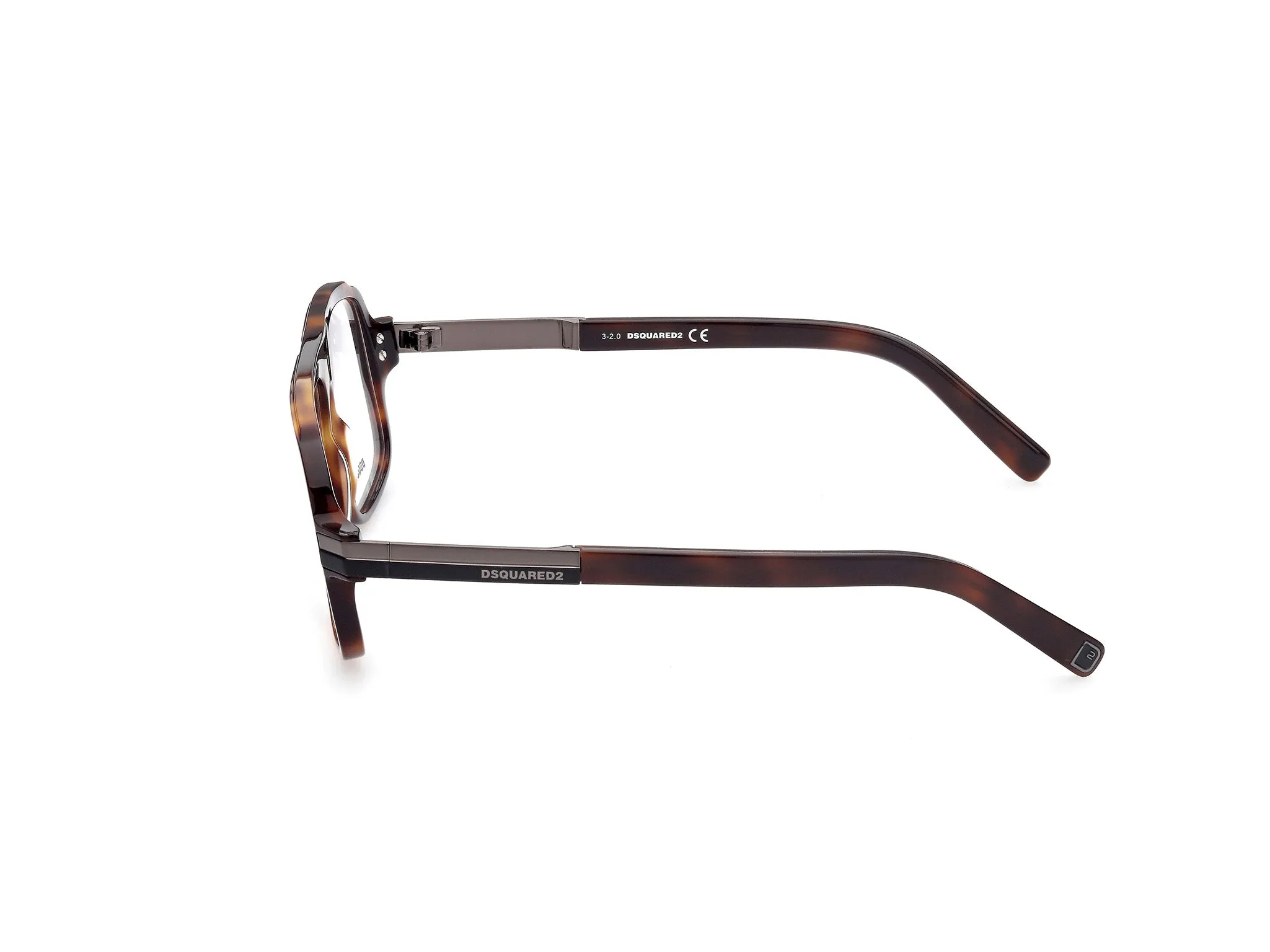 Dsquared2 DQ5344 052 Montature da vista outlet Acetato Havana Squadrata - immagine 3