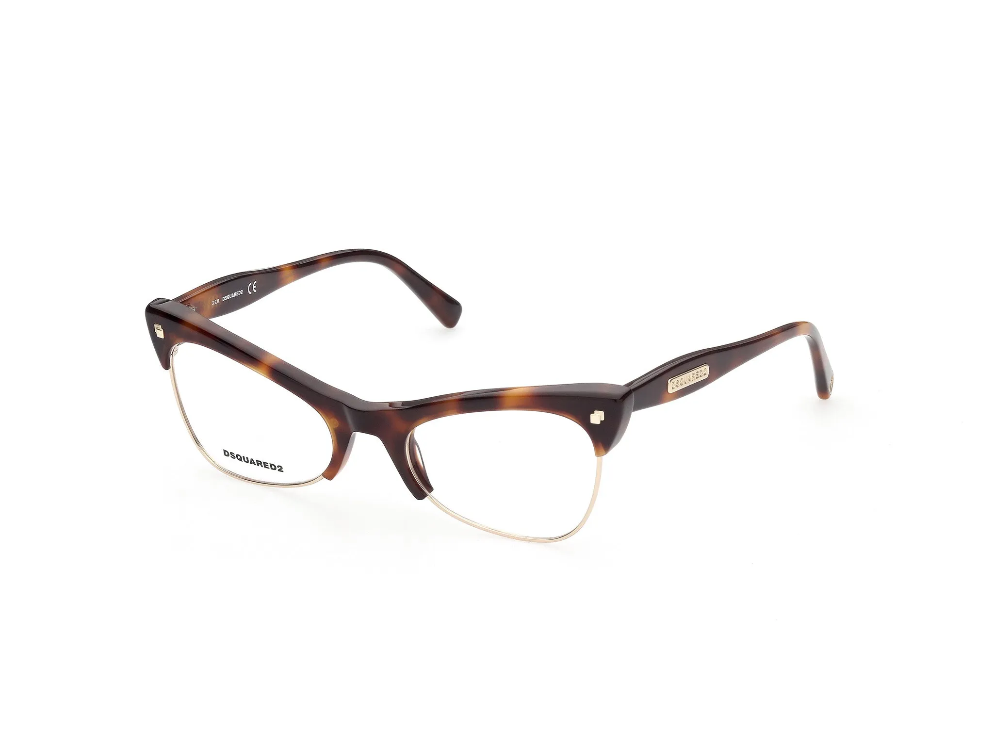 Dsquared2 DQ5332 052 Montature da vista outlet Acetato Havana Cat Eye - immagine 1