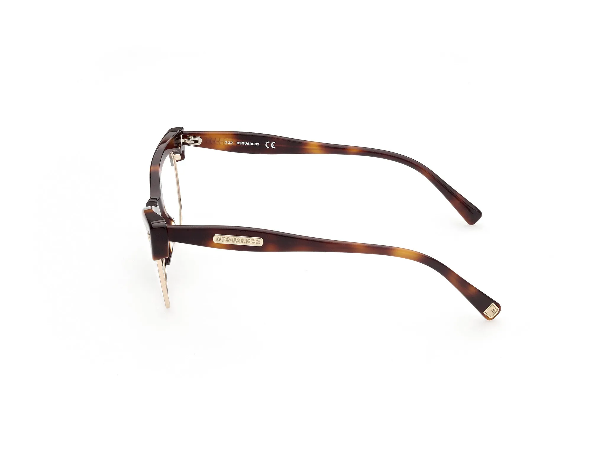 Dsquared2 DQ5332 052 Montature da vista outlet Acetato Havana Cat Eye - immagine 3