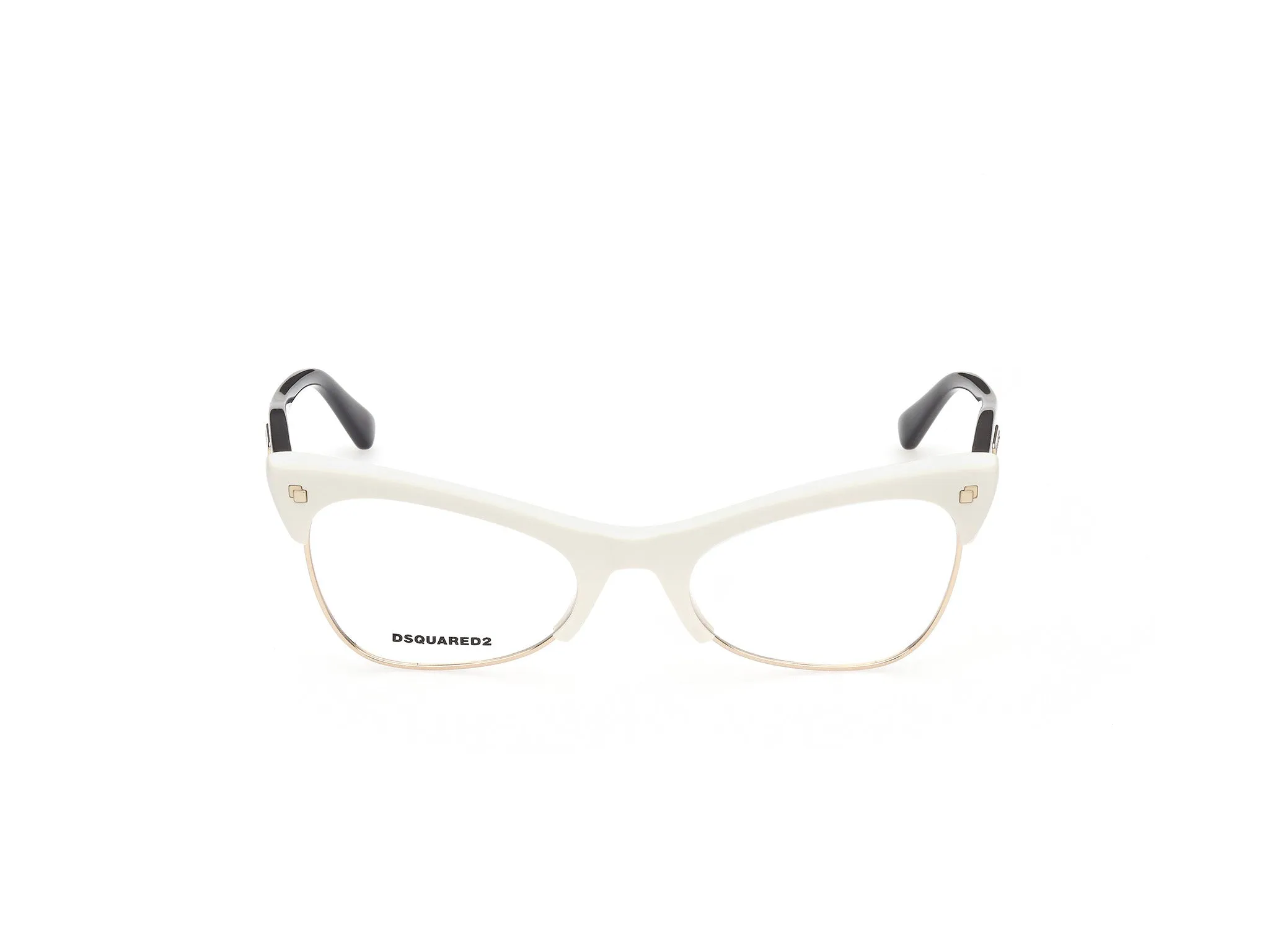 Dsquared2 DQ5332 024 Montature da vista outlet Acetato Bianco Cat Eye - immagine 2