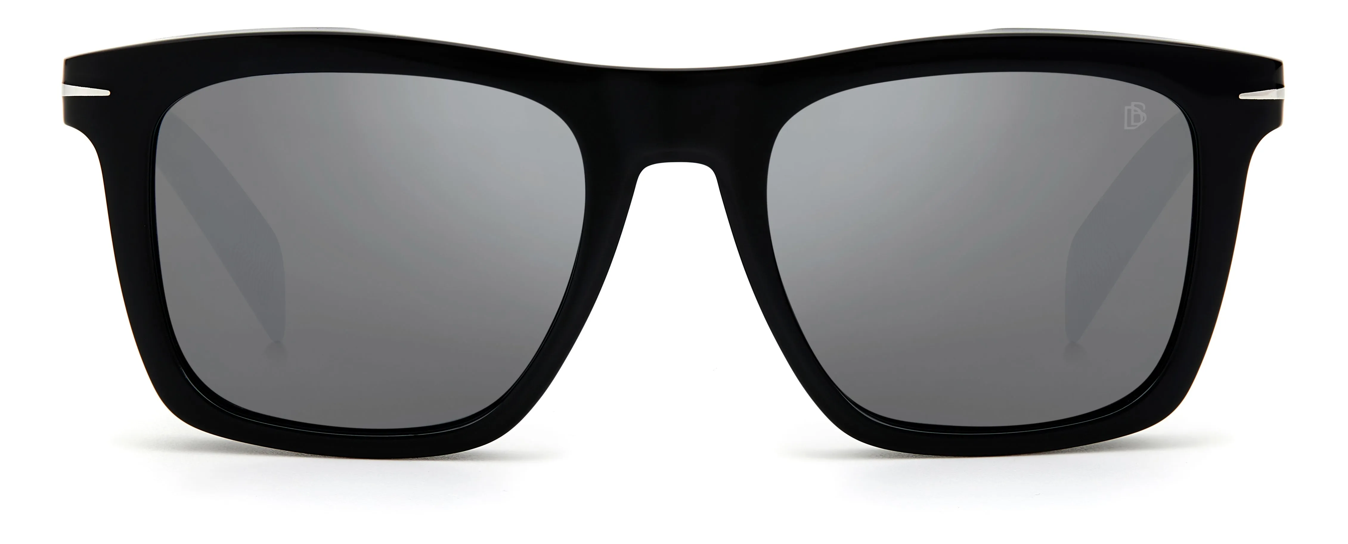 DAVID BECKHAM DB 7000/S 807/T4 Occhiali da sole Acetato Nero Grigio Squadrata Normale Specchiato - immagine 2