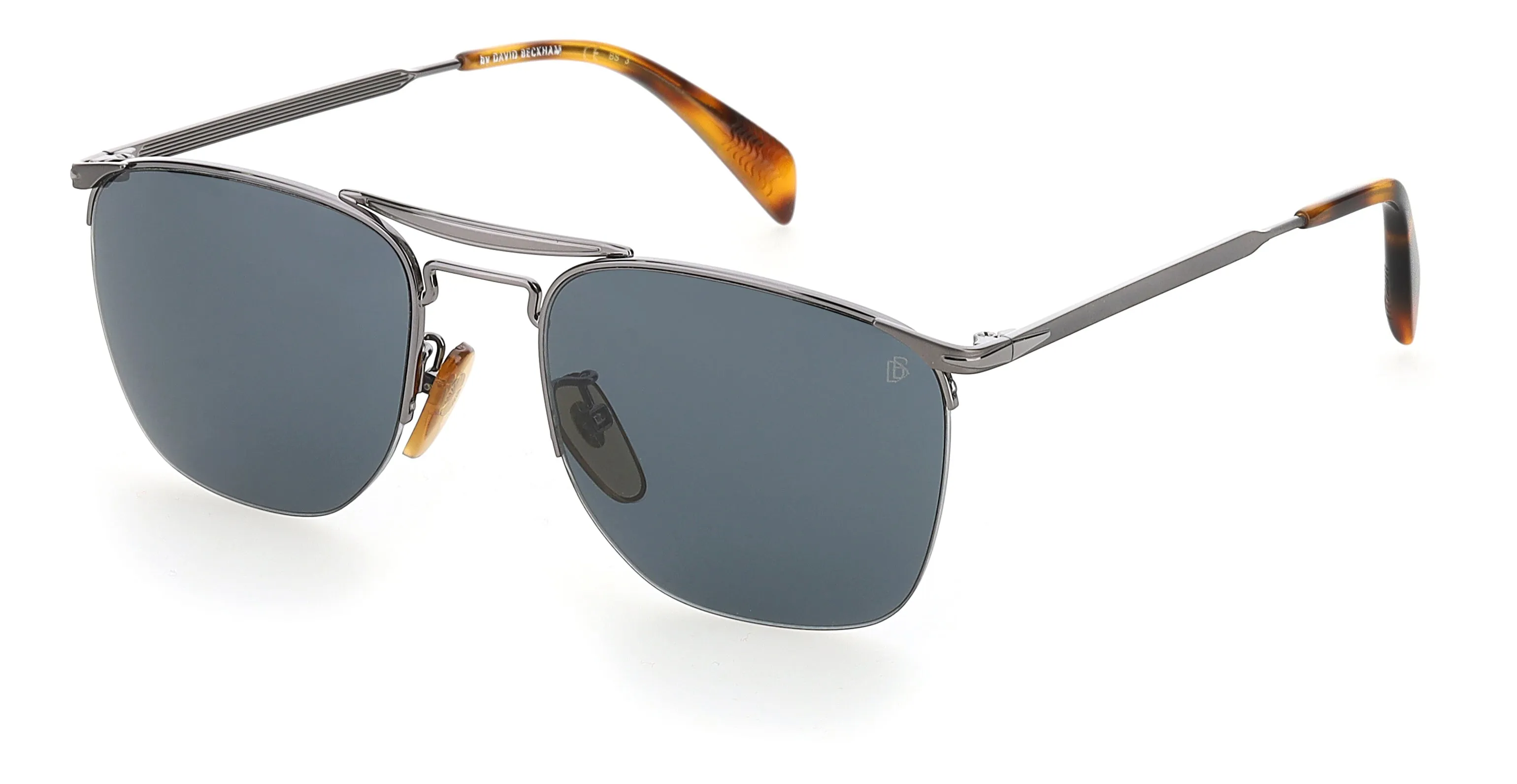 DAVID BECKHAM DB 1001/S KJ1/IR Occhiali da sole Metallo Grigio Grigio Squadrata Normale - immagine 1