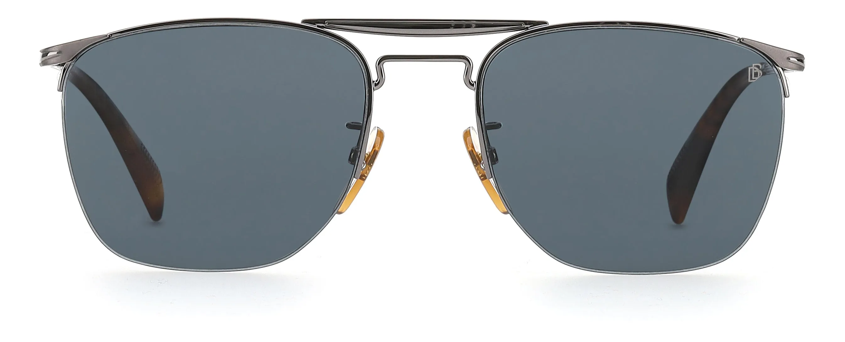 DAVID BECKHAM DB 1001/S KJ1/IR Occhiali da sole Metallo Grigio Grigio Squadrata Normale - immagine 2