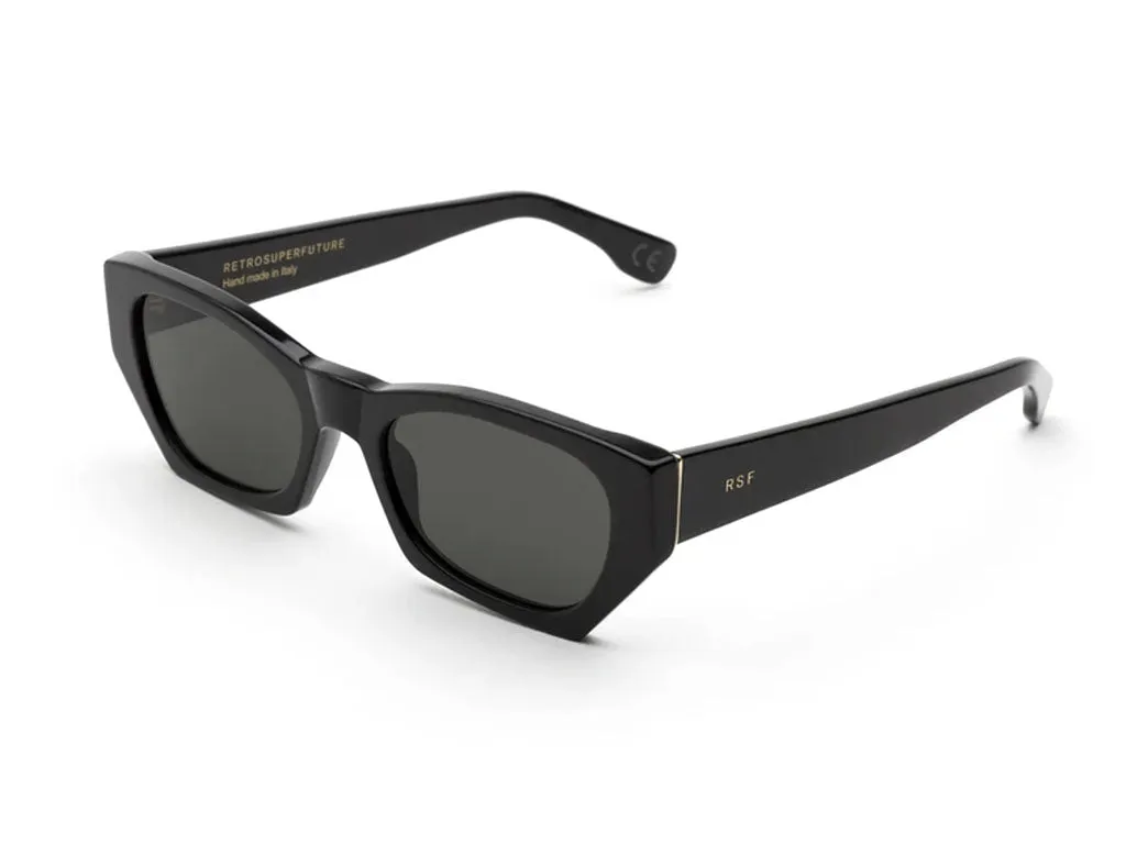 Retrosuperfuture B3L AMATA BLACK Occhiali da sole Acetato Nero Nero Geometrica Normale - immagine 1