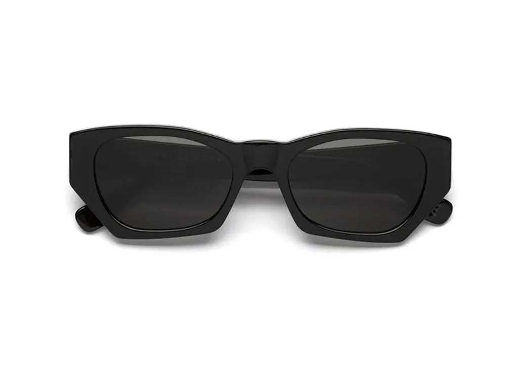 Retrosuperfuture B3L AMATA BLACK Occhiali da sole Acetato Nero Nero Geometrica Normale - immagine 2