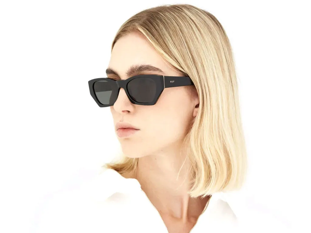 Retrosuperfuture B3L AMATA BLACK Occhiali da sole Acetato Nero Nero Geometrica Normale - immagine 3