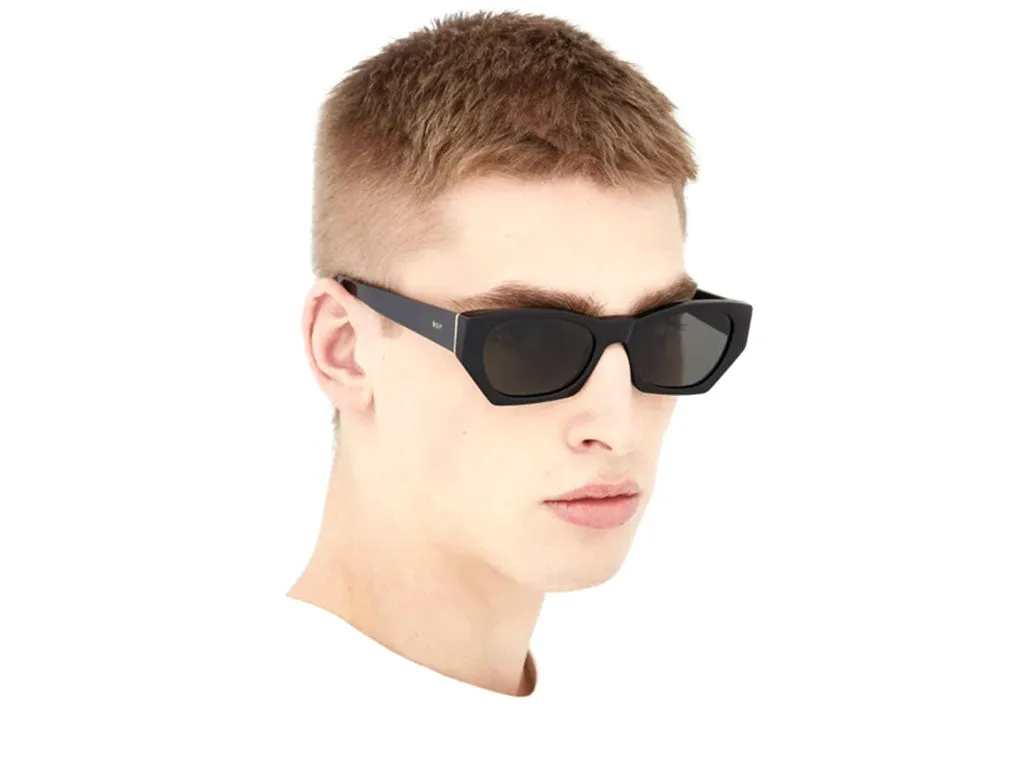 Retrosuperfuture B3L AMATA BLACK Occhiali da sole Acetato Nero Nero Geometrica Normale - immagine 4