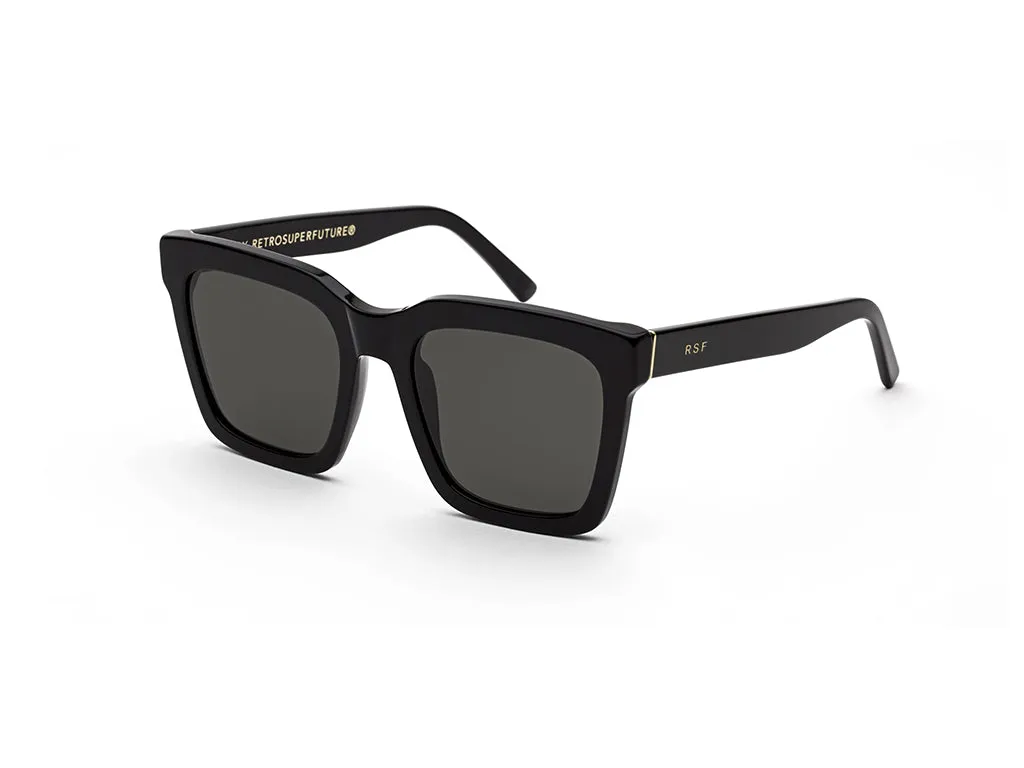 Retrosuperfuture UR1 AALTO BLACK Occhiali da sole Acetato Nero Nero Squadrata Normale - immagine 1