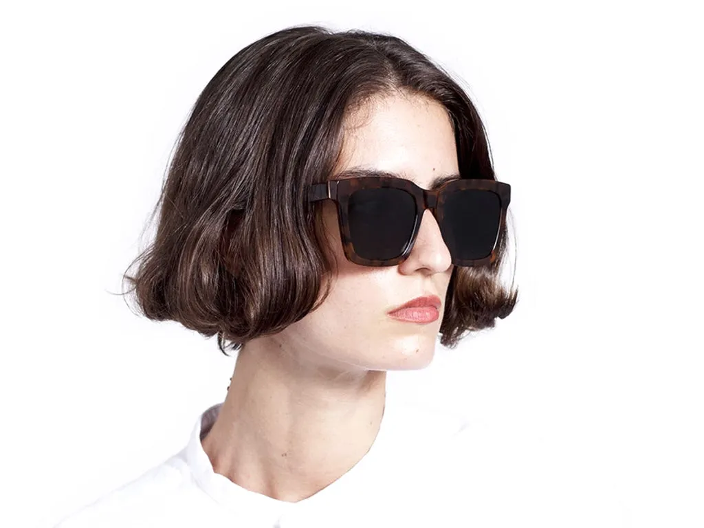 Retrosuperfuture 0WX AALTO CLASSIC HAVANA Occhiali da sole Acetato Havana Nero Squadrata Normale - immagine 3