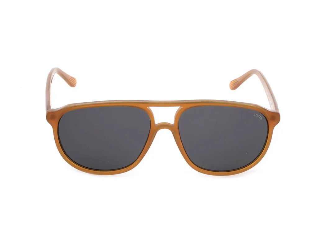 Lozza SL1827L ZILO SPORT V72M Occhiali da sole Acetato Marrone Grigio Squadrata Normale - immagine 2