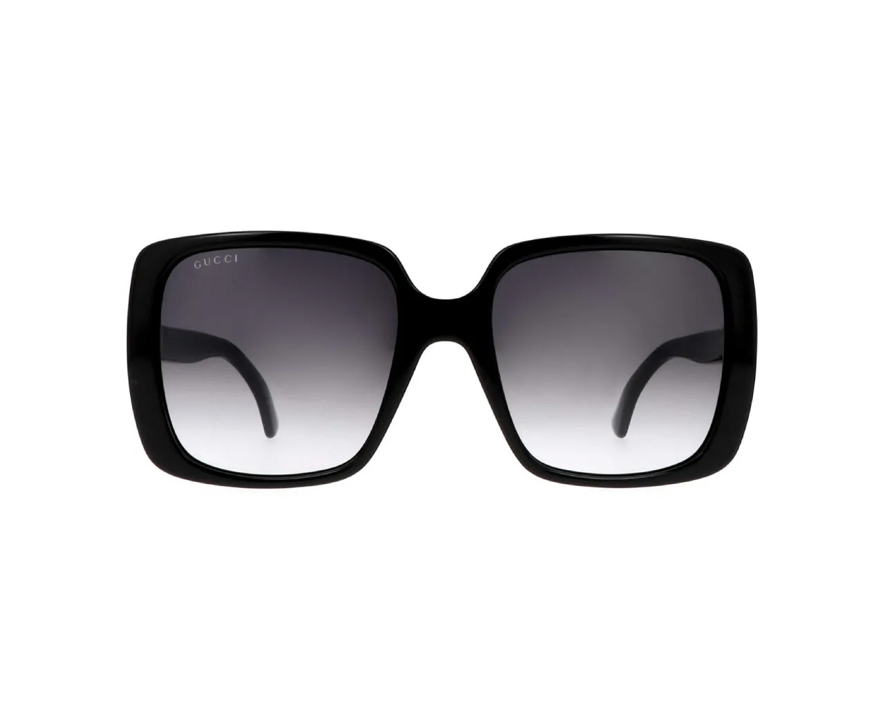 Gucci GG0632S 001 Occhiali da sole Iniettato Nero Grigio Squadrata Normale Sfumato - immagine 2