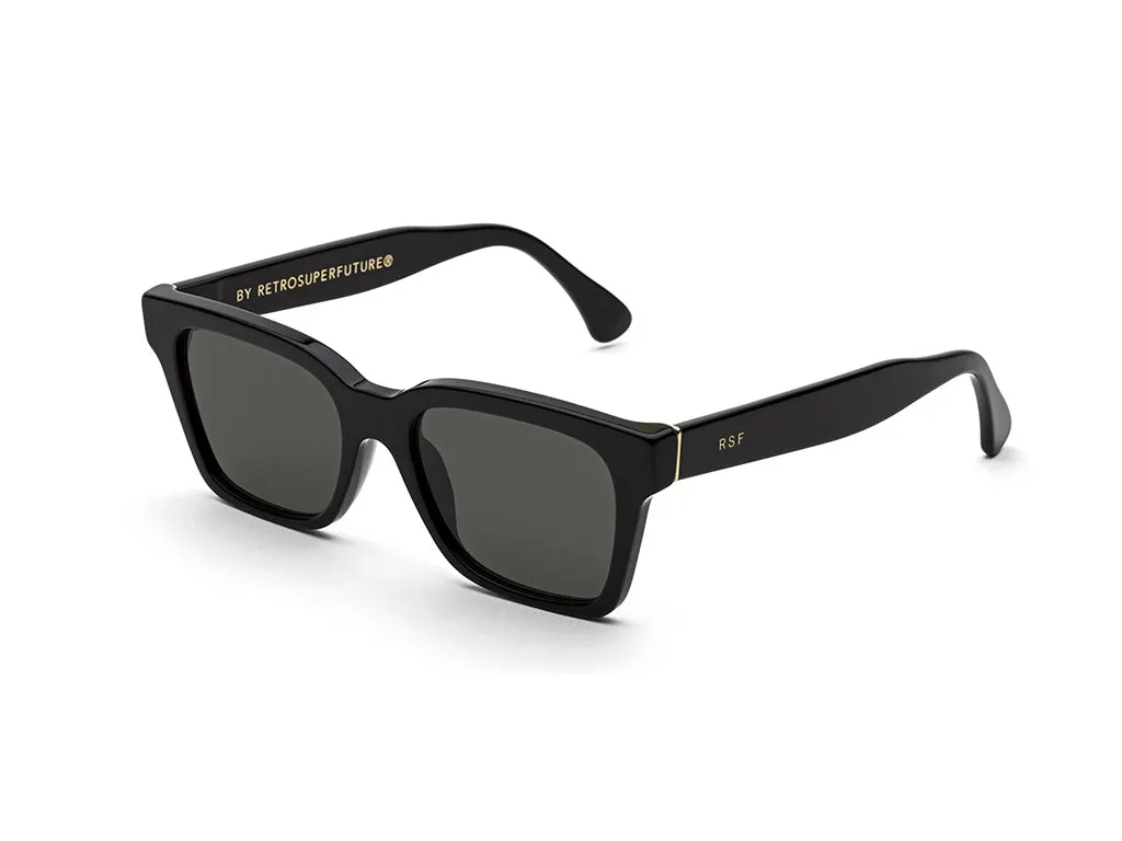 Retrosuperfuture C2N AMERICA BLACK Occhiali da sole Acetato Nero Nero Squadrata - immagine 1
