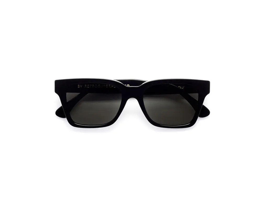 Retrosuperfuture C2N AMERICA BLACK Occhiali da sole Acetato Nero Nero Squadrata - immagine 3