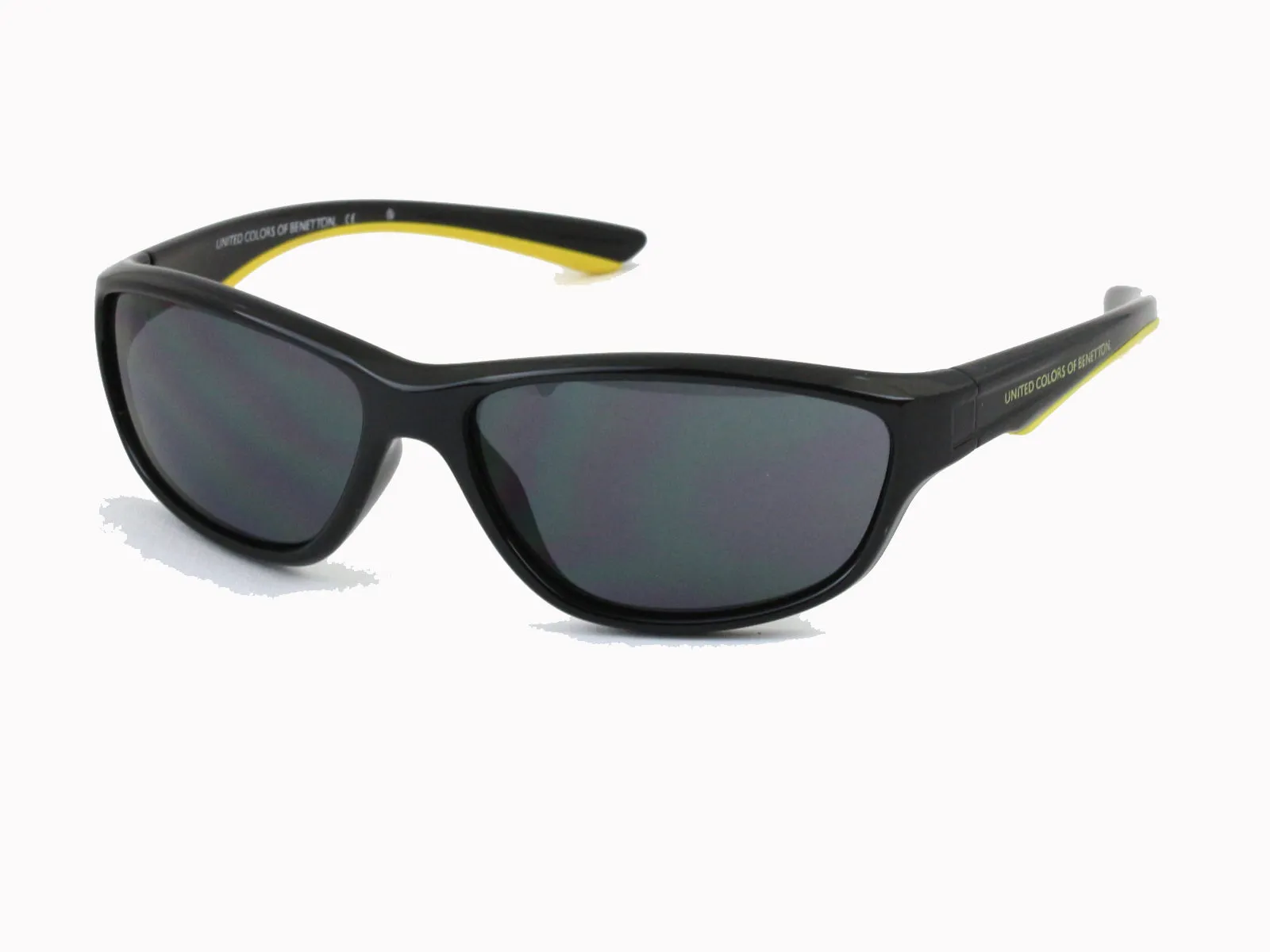 Benetton Junior Bambino BB588 01 Occhiali da sole bambino Plastica Nero Avvolgente - immagine 1