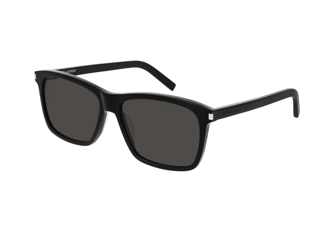 SAINT LAURENT Uomo SL 339 001 Occhiali da sole Acetato Nero Nero Squadrata Normale - immagine 1