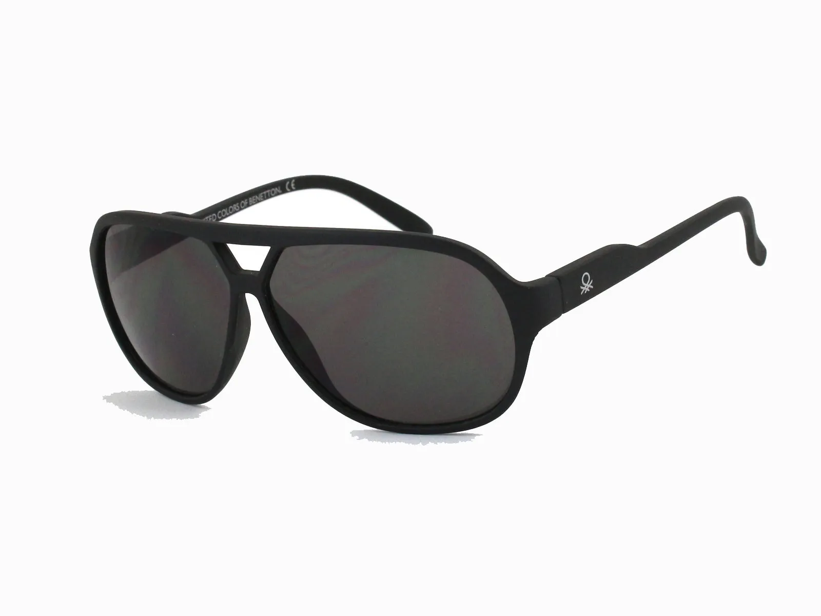 Benetton Junior Bambino BB577 01 Occhiali da sole bambino Plastica Nero Squadrata - immagine 1