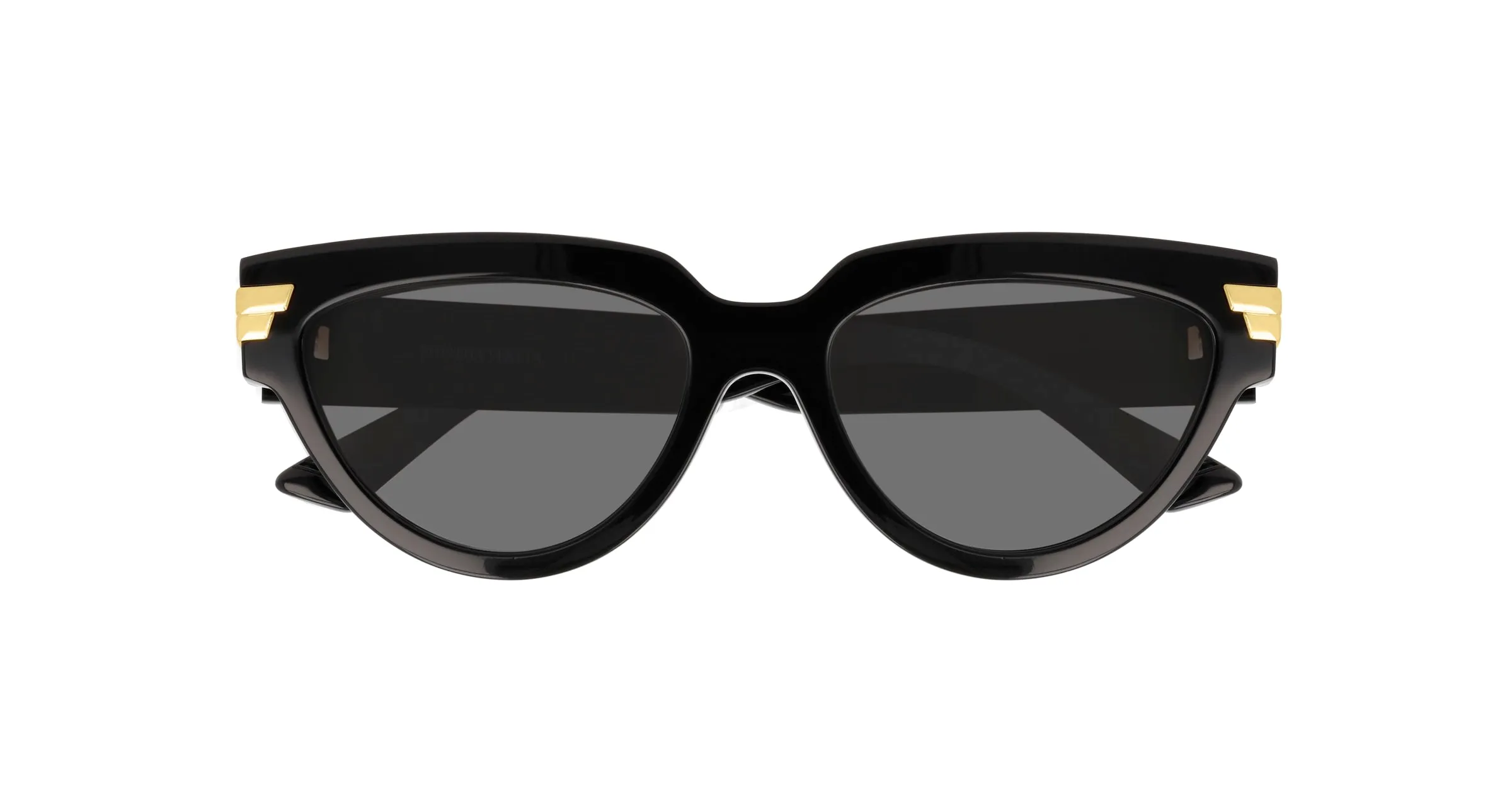 Bottega Veneta BV1035S 001 Occhiali da sole Acetato Nero Grigio Cat Eye Normale - immagine 3