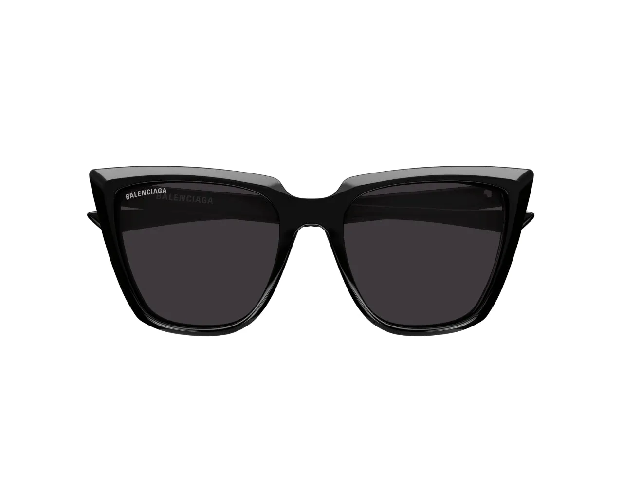 Balenciaga BB0046S 001 Occhiali da sole Acetato Nero Grigio Cat Eye Normale - immagine 2