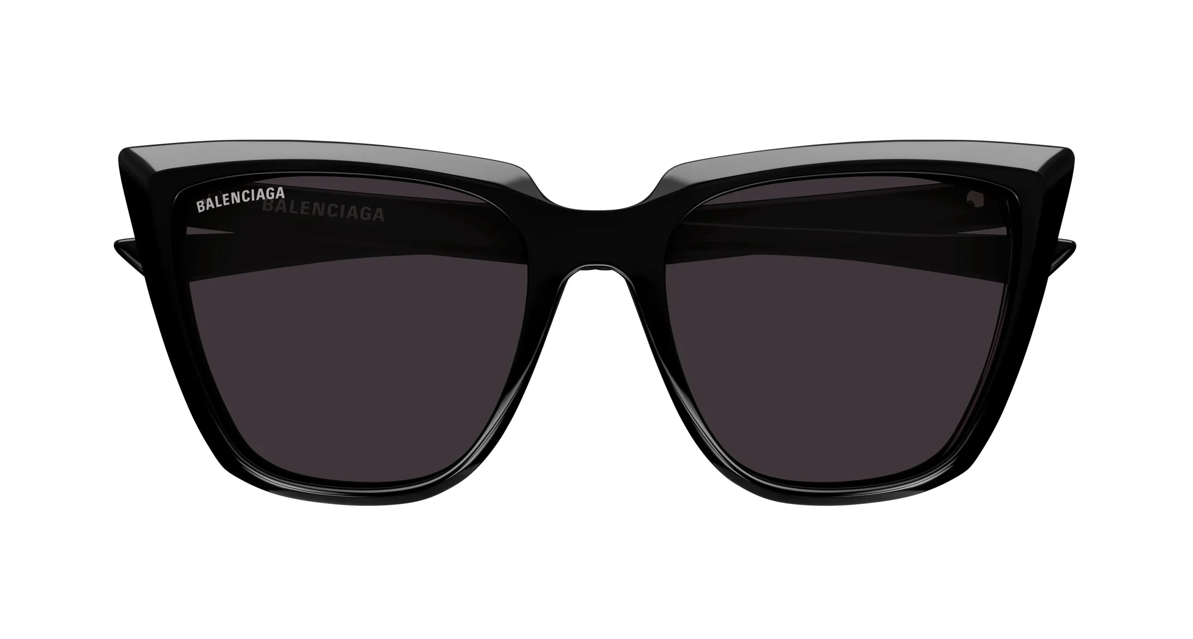Balenciaga BB0046S 001 Occhiali da sole Acetato Nero Grigio Cat Eye Normale - immagine 3