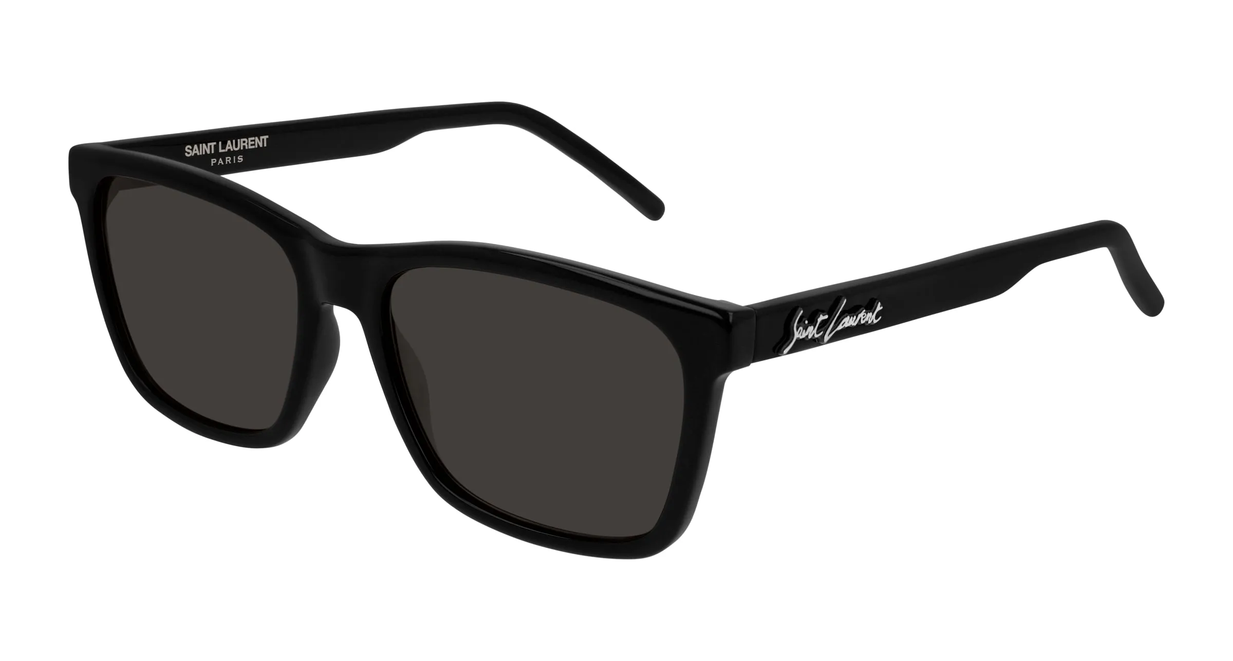SAINT LAURENT SL 318 001 Occhiali da sole Plastica Nero Nero Squadrata Normale - immagine 1