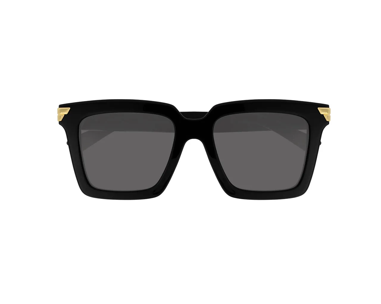 Bottega Veneta BV1005S 001 Occhiali da sole Acetato Nero Grigio Squadrata Normale - immagine 2