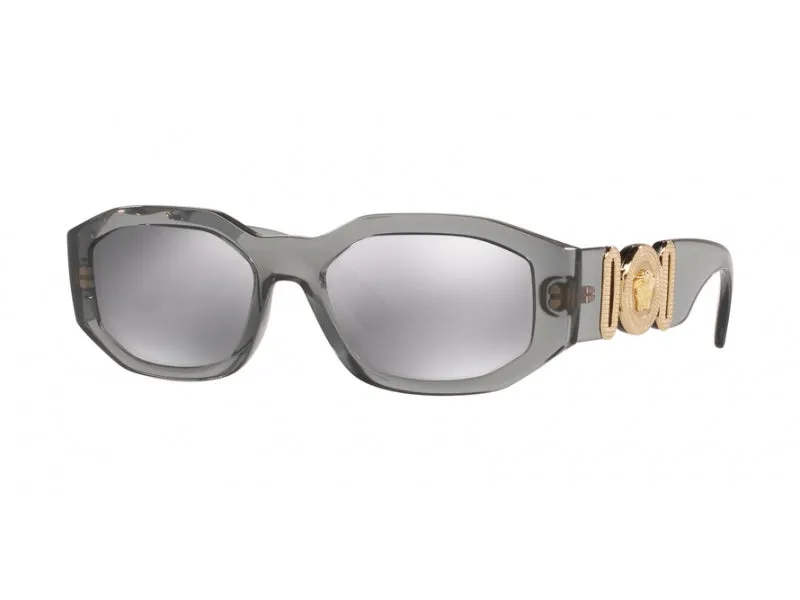 Versace VE4361 311/6G Occhiali da sole Nylon Grigio Grigio Geometrica Specchiate Specchiato - immagine 1