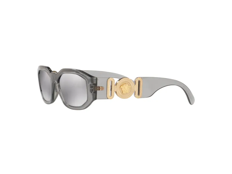 Versace VE4361 311/6G Occhiali da sole Nylon Grigio Grigio Geometrica Specchiate Specchiato - immagine 3