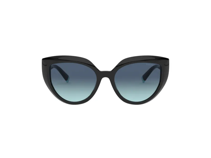 Tiffany TF4170 80019S Occhiali da sole Plastica Nero Azzurro Cat Eye Normale Sfumato - immagine 2