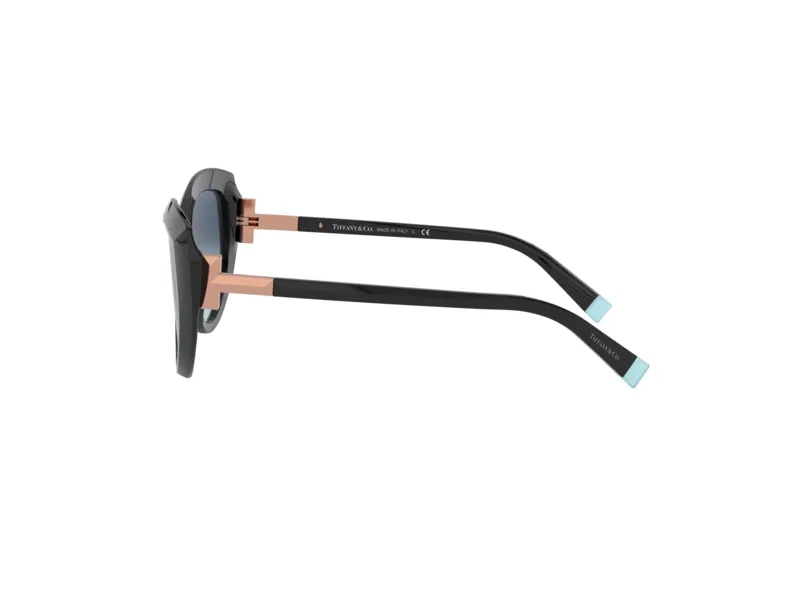 Tiffany TF4170 80019S Occhiali da sole Plastica Nero Azzurro Cat Eye Normale Sfumato - immagine 4