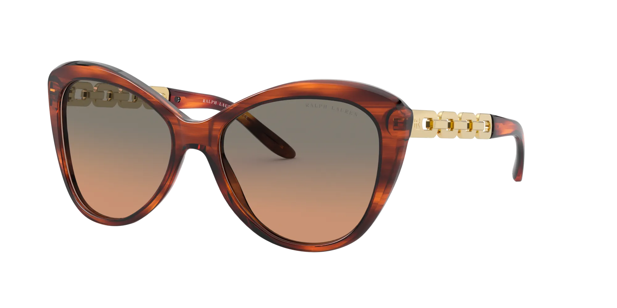 Ralph Lauren RL8184 500718 Occhiali da sole Plastica Havana Arancione Farfalla Normale Sfumato - immagine 1
