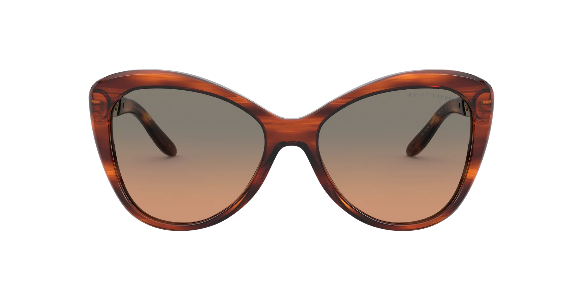 Ralph Lauren RL8184 500718 Occhiali da sole Plastica Havana Arancione Farfalla Normale Sfumato - immagine 2