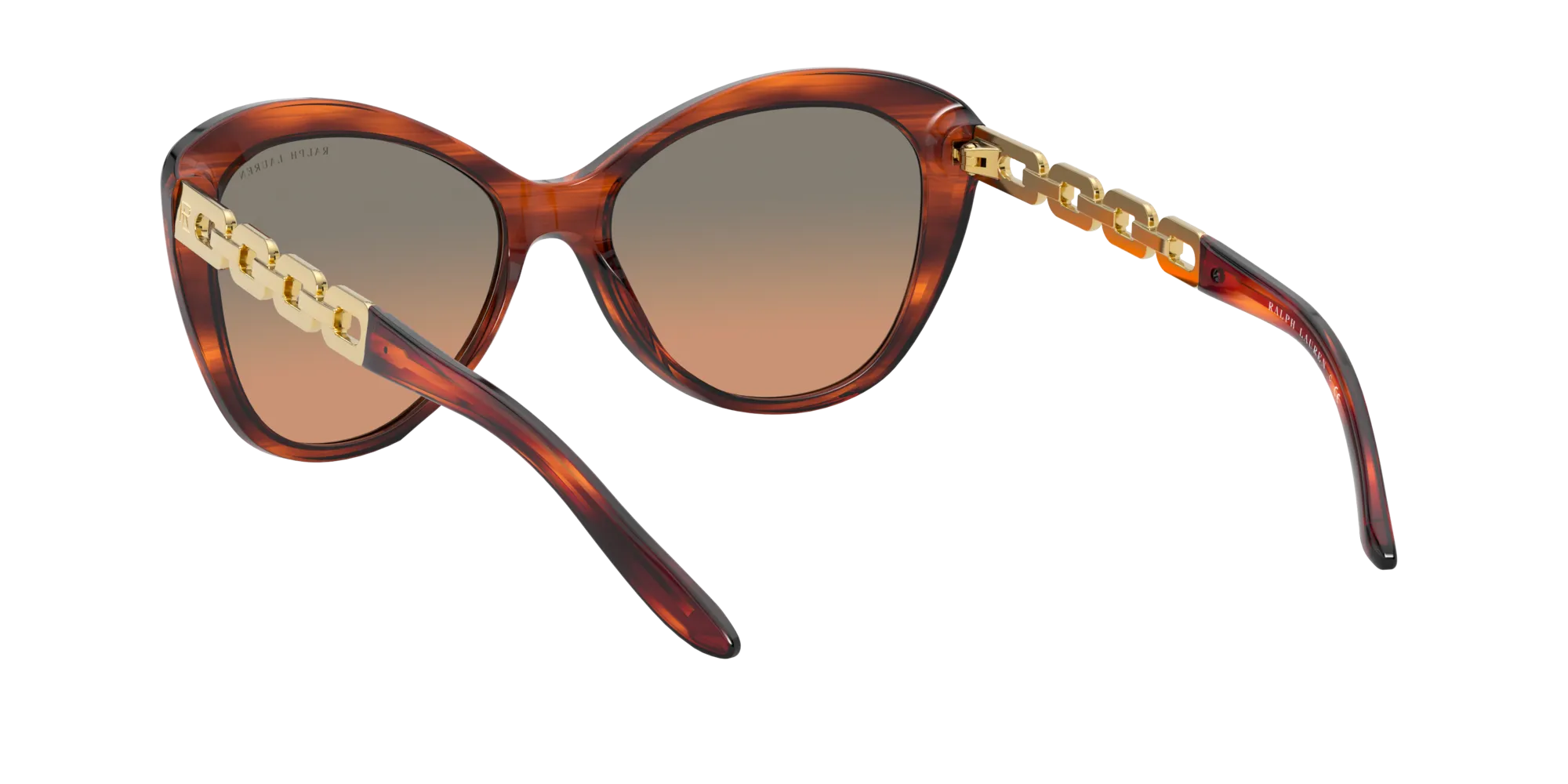 Ralph Lauren RL8184 500718 Occhiali da sole Plastica Havana Arancione Farfalla Normale Sfumato - immagine 4