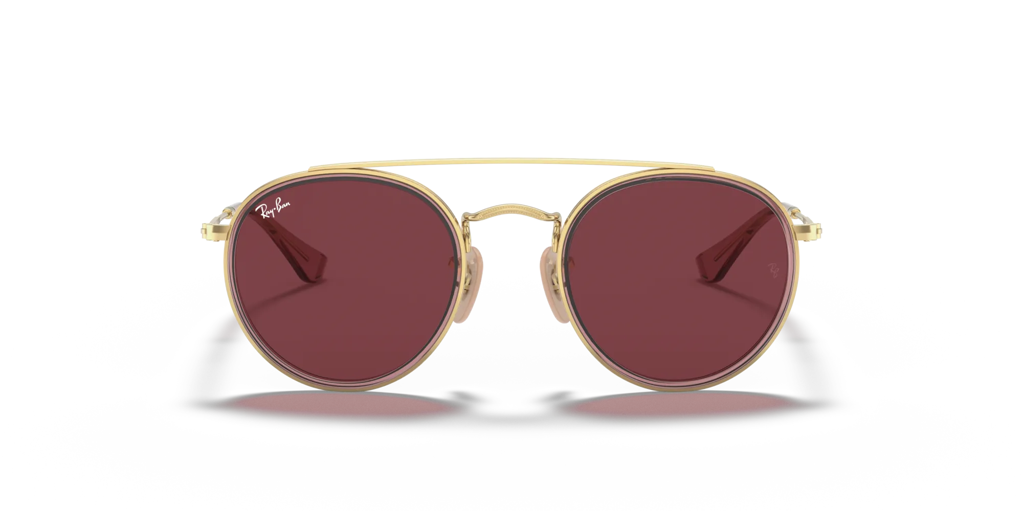 Ray - Ban RJ9647S 281/75 Occhiali da sole Metallo Rosa Viola Rotonda Normale - immagine 3