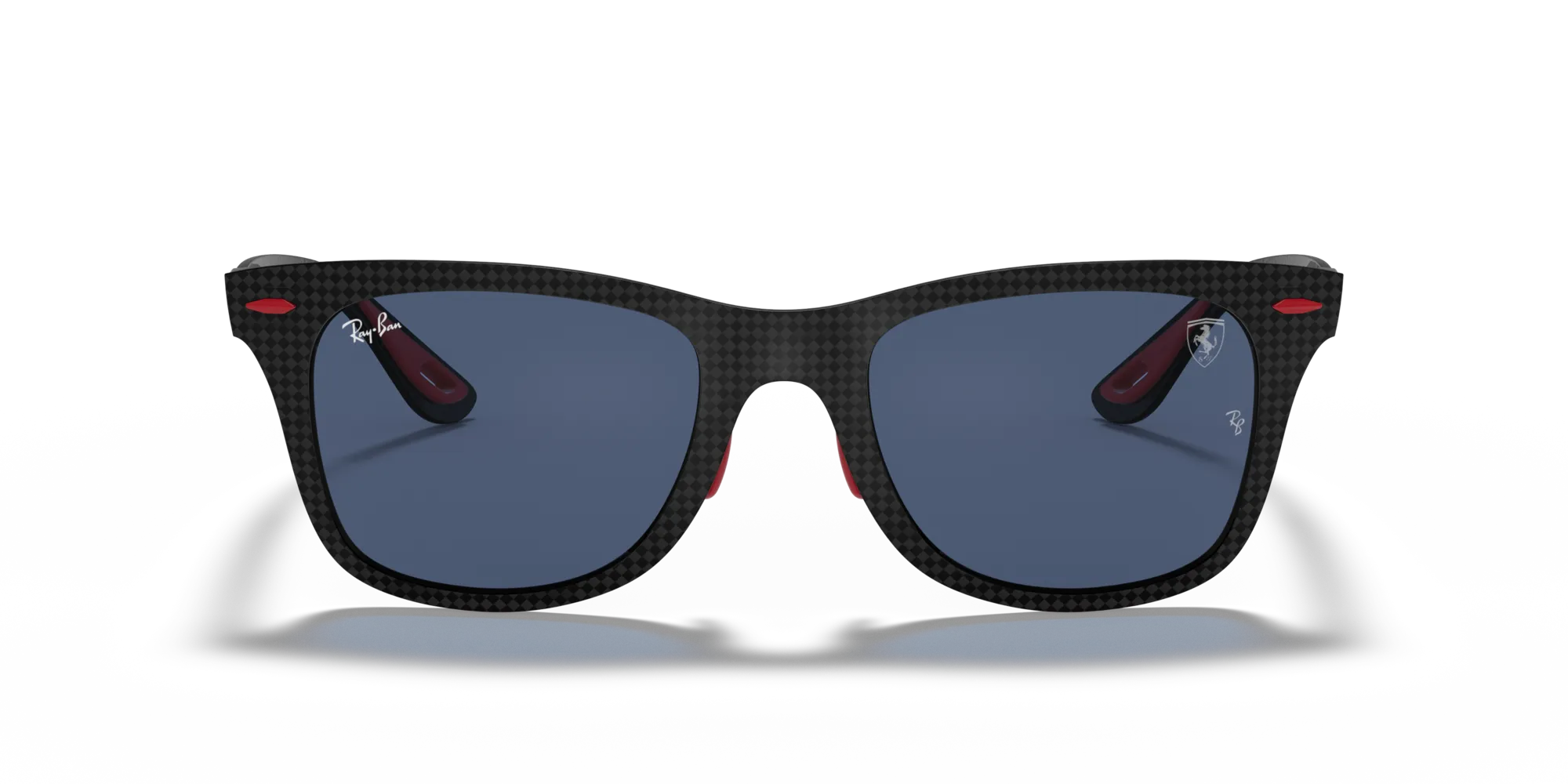 Ray - Ban RB8395M F05580 Occhiali da sole Carbonio Nero Blu Squadrata Normale - immagine 3