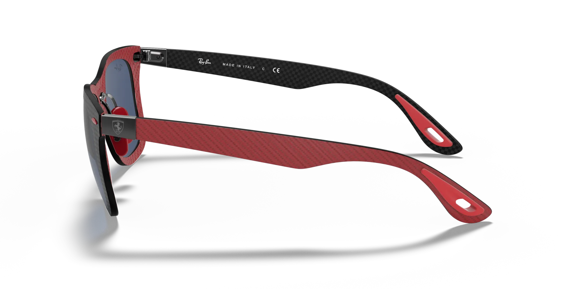 Ray - Ban RB8395M F05580 Occhiali da sole Carbonio Nero Blu Squadrata Normale - immagine 4