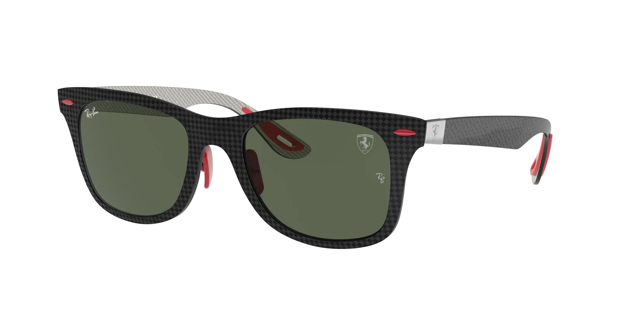 Ray - Ban RB8395M F05471 Occhiali da sole Carbonio Nero G15 Squadrata Normale - immagine 1