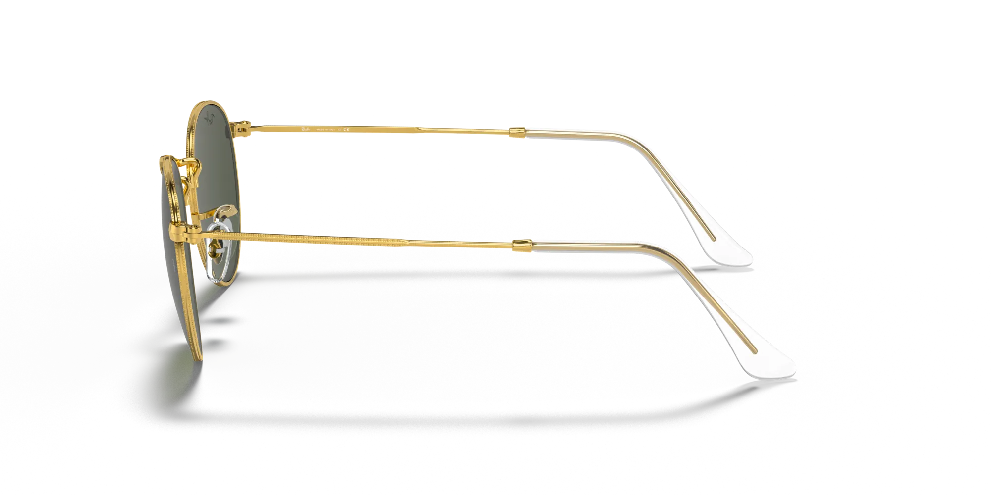 Ray - Ban RB3447 ROUND METAL 919631 Occhiali da sole Metallo Oro G15 Rotonda Normale - immagine 4