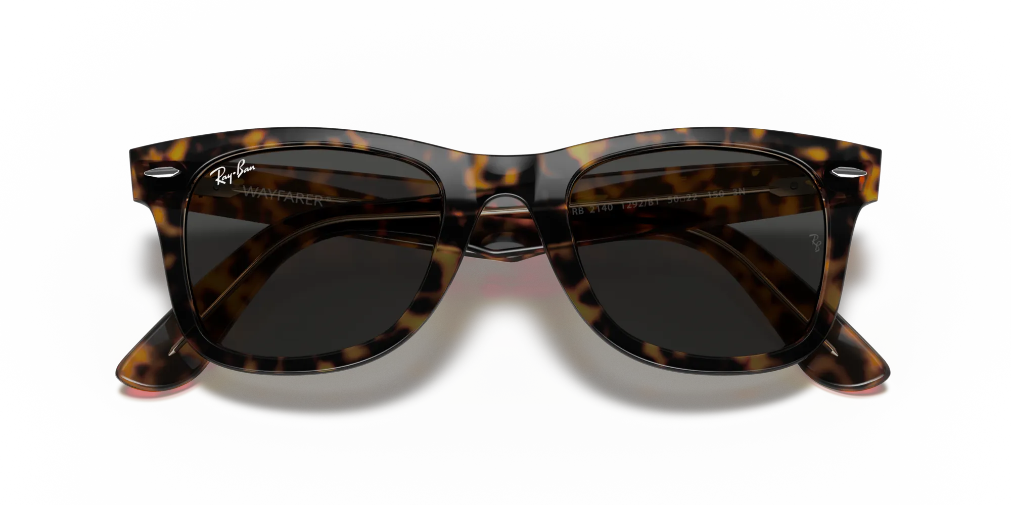 Ray - Ban RB2140 WAYFARER 1292B1 Occhiali da sole Acetato Oro Grigio Squadrata Normale - immagine 2