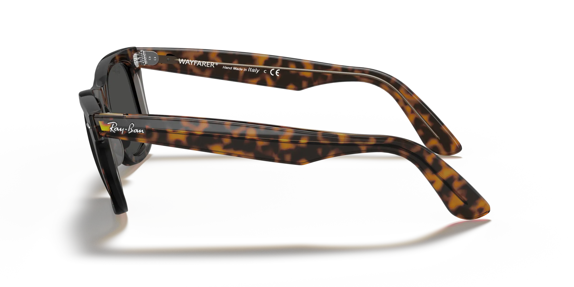 Ray - Ban RB2140 WAYFARER 1292B1 Occhiali da sole Acetato Oro Grigio Squadrata Normale - immagine 4
