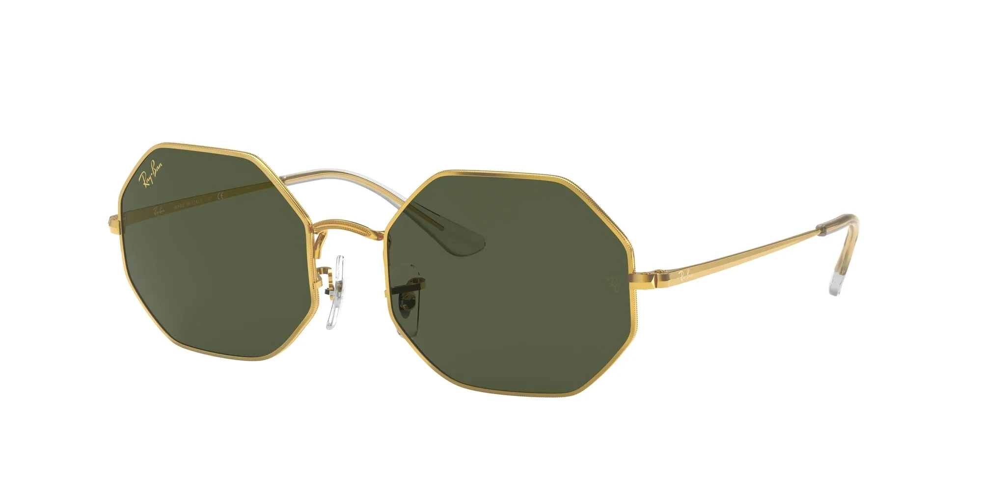 Ray - Ban RB1972 OCTAGON 919631 Occhiali da sole Metallo Oro G15 Geometrica Normale - immagine 1