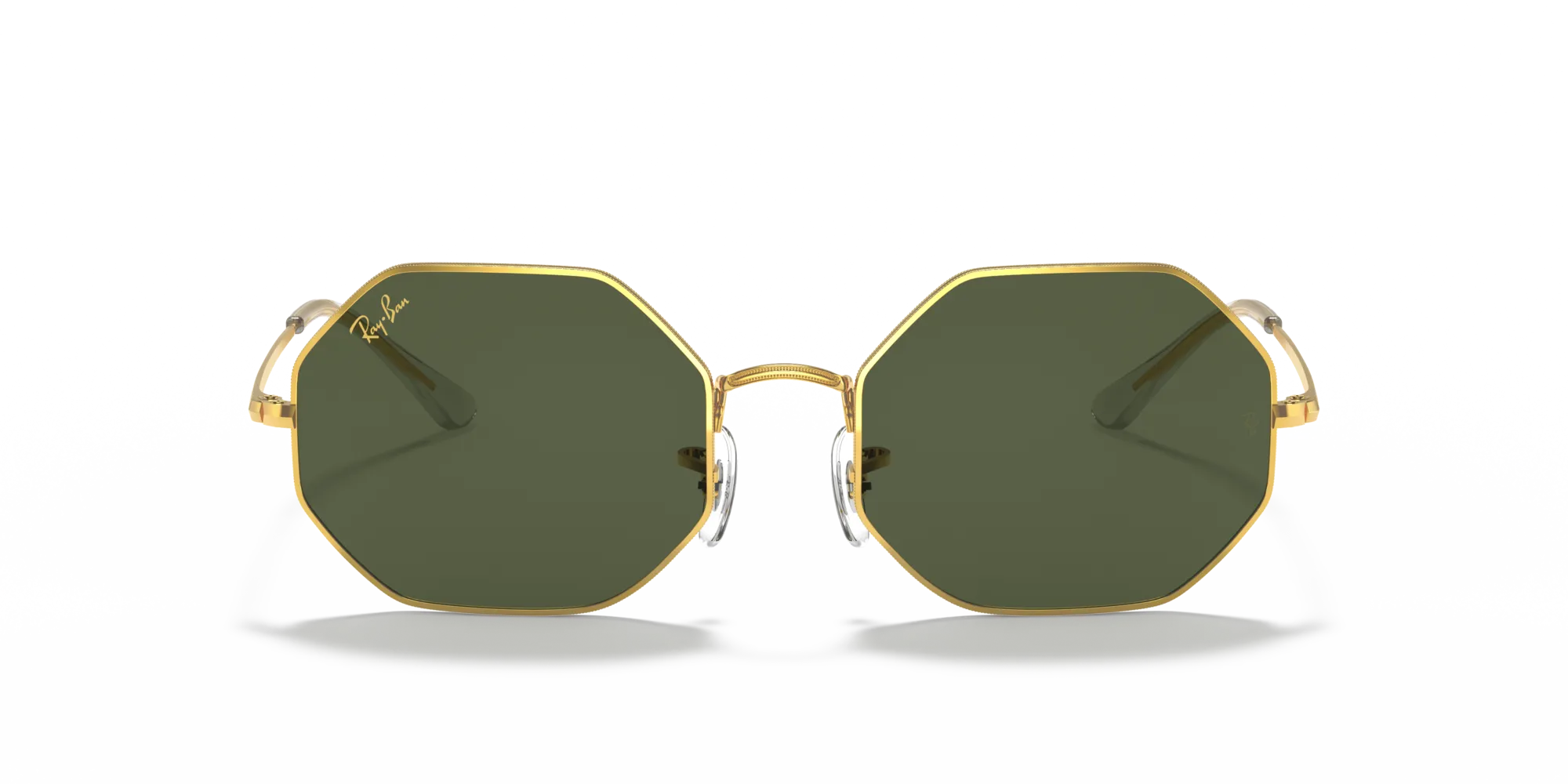 Ray - Ban RB1972 OCTAGON 919631 Occhiali da sole Metallo Oro G15 Geometrica Normale - immagine 3