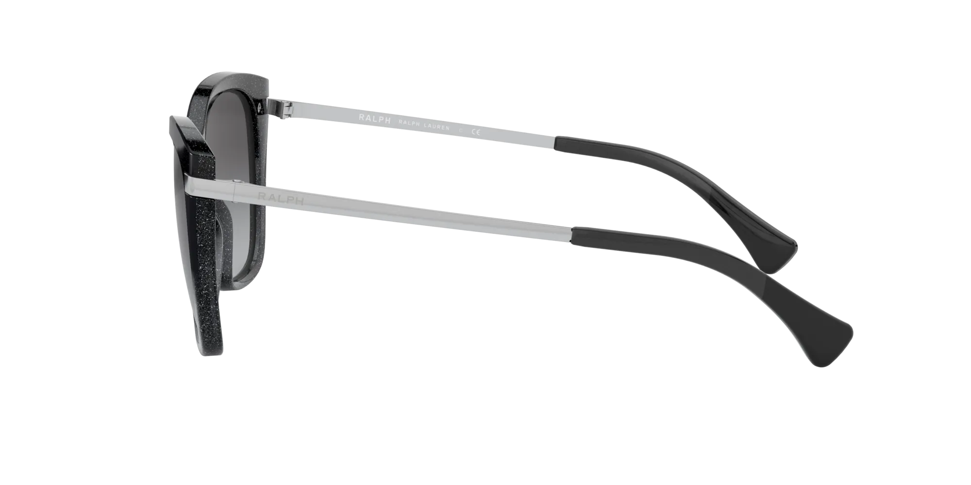 Ralph Lauren RA5267 58418G Occhiali da sole Iniettato Nero Grigio Farfalla Normale Sfumato - immagine 3