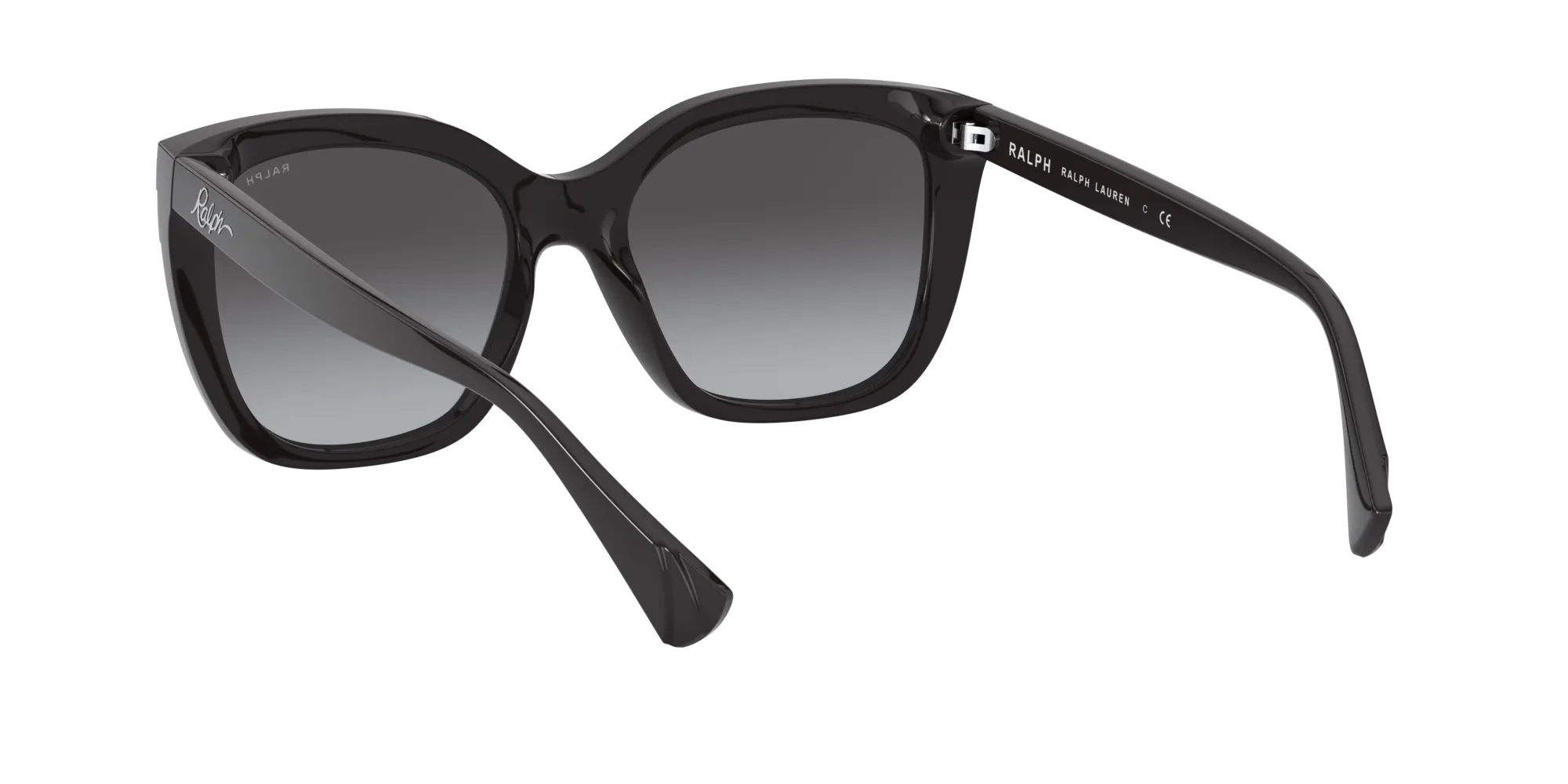 Ralph Lauren RA5265 575225 Occhiali da sole Nylon Nero Grigio Farfalla Normale Sfumato - immagine 4
