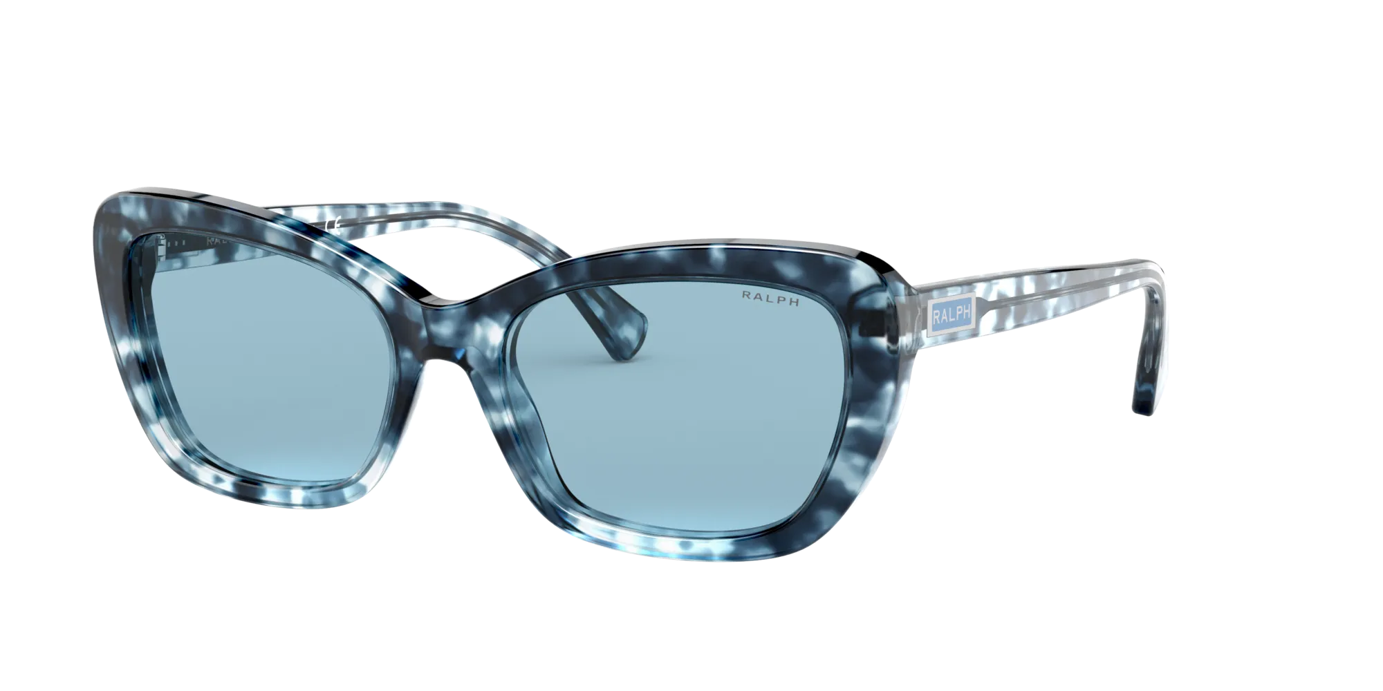 Ralph Lauren RA5264 5844E3 Occhiali da sole Plastica Havana Blu Farfalla Normale - immagine 1