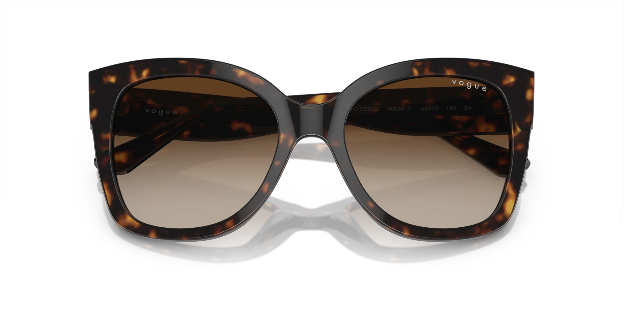 VOGUE EYEWEAR VO5338S W65613 Occhiali da sole Acetato Marrone Marrone Pillow Normale Sfumato - immagine 2