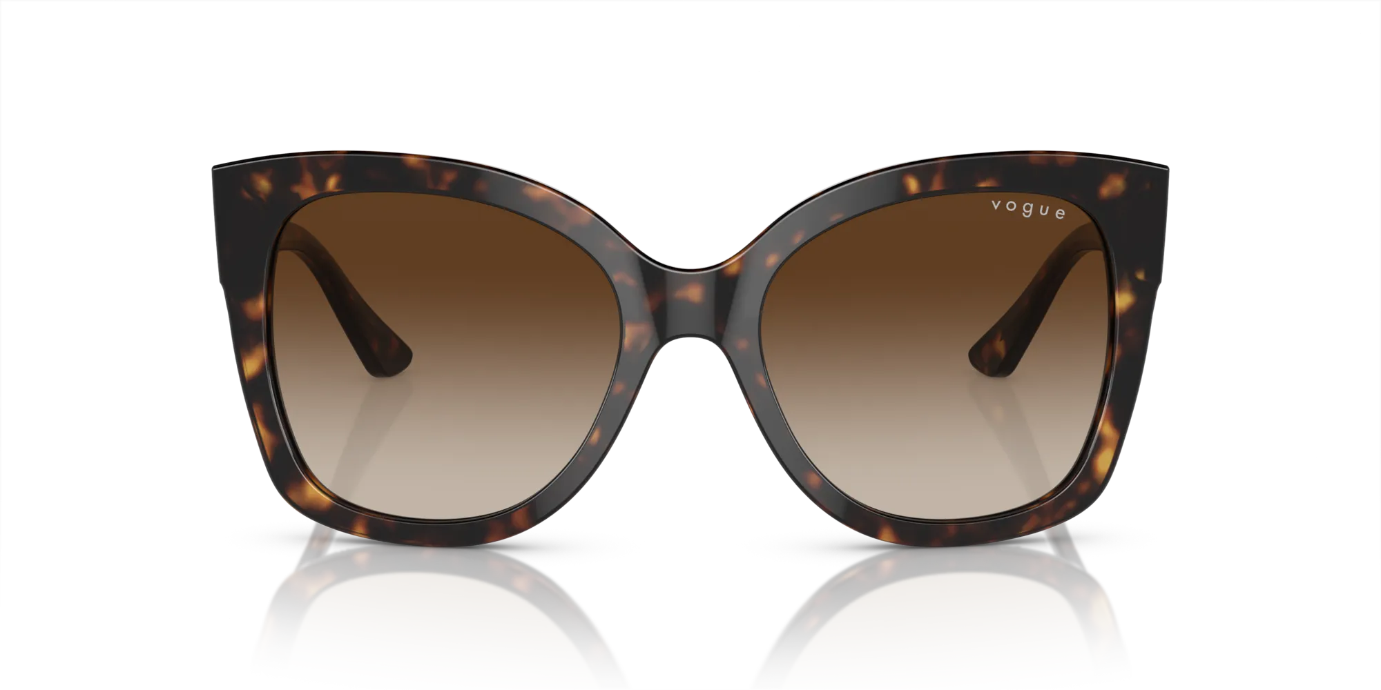 VOGUE EYEWEAR VO5338S W65613 Occhiali da sole Acetato Marrone Marrone Pillow Normale Sfumato - immagine 3