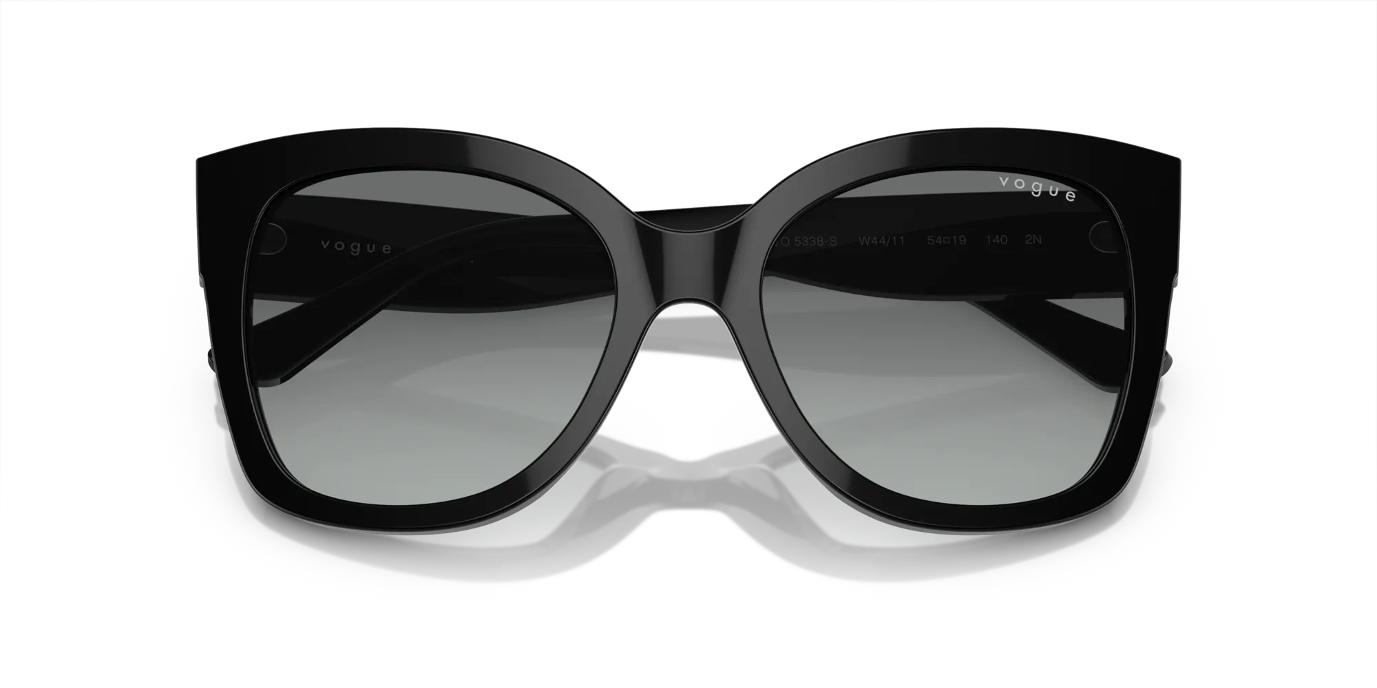 VOGUE EYEWEAR VO5338S W44/11 Occhiali da sole Acetato Nero Grigio Pillow Normale Sfumato - immagine 2