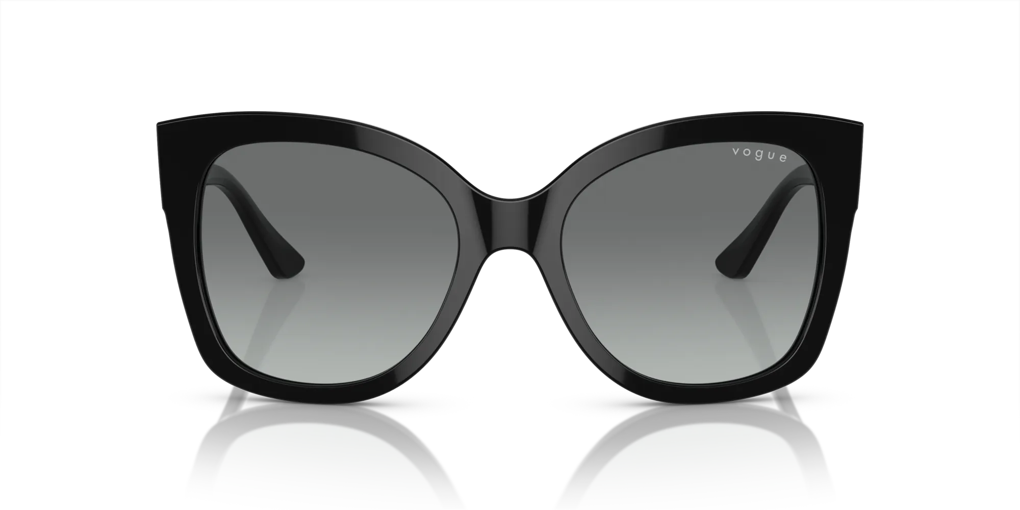 VOGUE EYEWEAR VO5338S W44/11 Occhiali da sole Acetato Nero Grigio Pillow Normale Sfumato - immagine 3