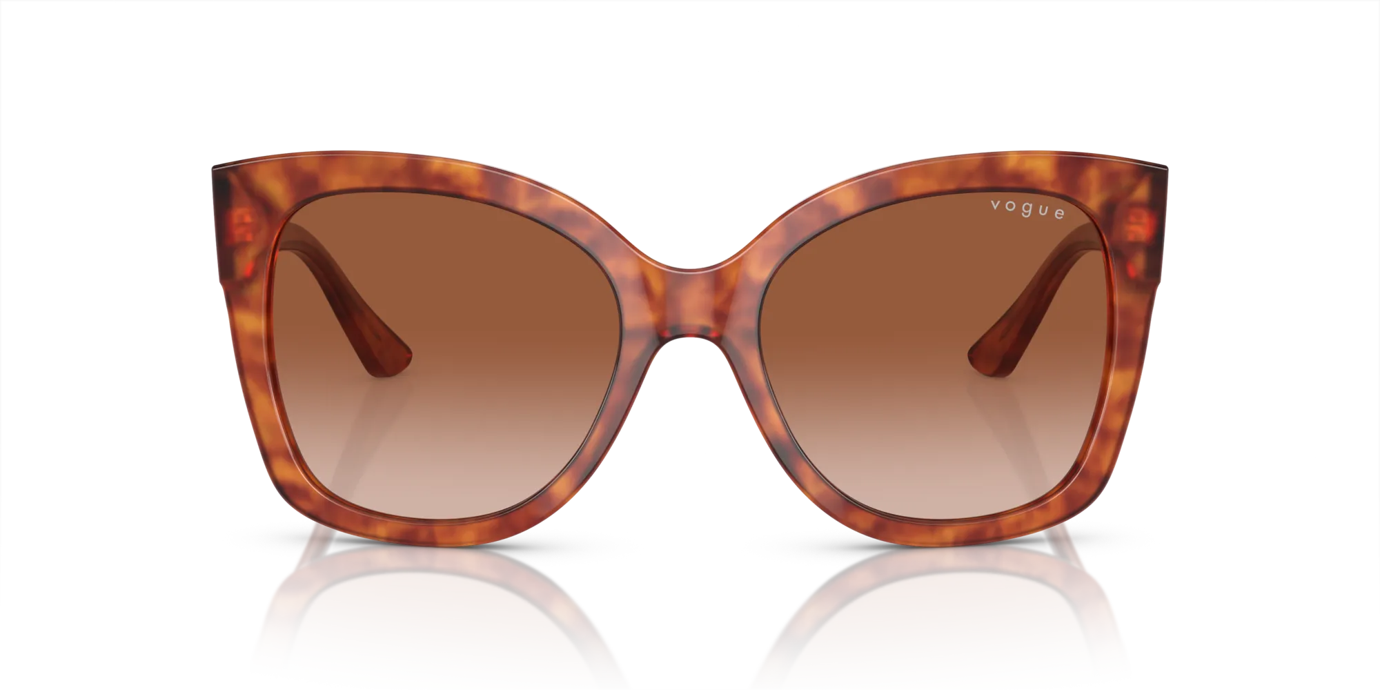 VOGUE EYEWEAR VO5338S 279213 Occhiali da sole Acetato Tartaruga Marrone Pillow Normale Sfumato - immagine 3